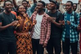 File Image of youth in Kenya, generated with AI.